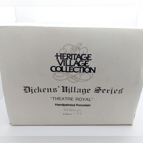 Vtg Dept. 56- 1989 Dickens Village Series #5584-0 Theatre Royal - Picture 7 of 9